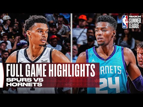 SPURS vs HORNETS | NBA SUMMER LEAGUE | FULL GAME HIGHLIGHTS