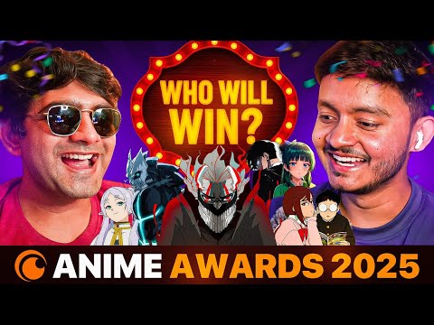 Time to find the winners - Anime Awards 2025 w/ Men of Culture @Crunchyroll #crunchyrollpartner