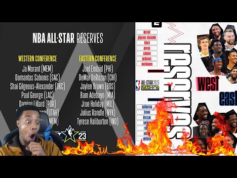 FlightReacts To 2023 NBA All-Star Eastern &amp; Western Conference Reserves Revealed!