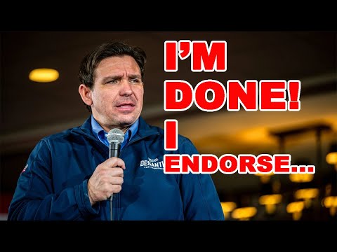 IT&#039;S OVER! Ron DeSantis makes SHOCKING announcement! You won&#039;t believe what he said!