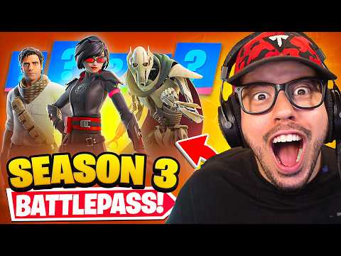 NEW *Season 3* BATTLE PASS in Fortnite! (Star Wars)