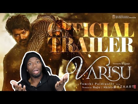 Varisu - Official Trailer REACTION | Thalapathy Vijay | Rashmika | Vamshi Paidipally | Dil Raju |