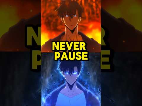 NEVER PAUSE SOLO LEVELING ANIME 😭