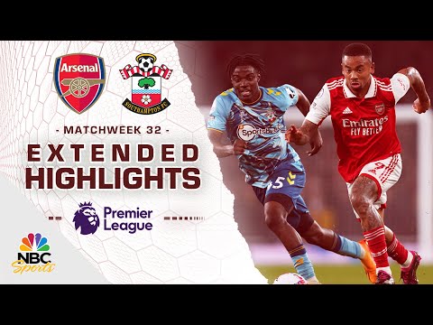 Arsenal v. Southampton | PREMIER LEAGUE HIGHLIGHTS | 4/21/2023 | NBC Sports