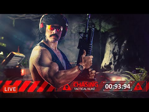 🔴LIVE - DR DISRESPECT - WARZONE - SOLO NUCLEAR ESCAPE