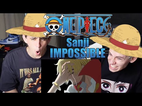 This got us EMOTIONAL! | [AMV] Sanji - Impossible | Reaction