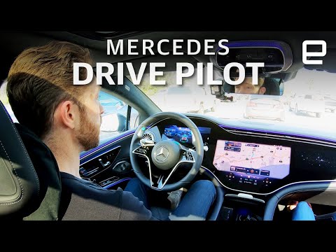 Testing Mercedes Drive Pilot level 3 autonomy in traffic