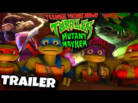 Teenage Mutant Ninja Turtles Mutant Mayhem Trailer Looks...
