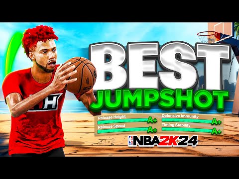 THE BEST JUMPSHOT FOR YOU ON NBA2K24! LOW 3PT BUILDS SHOOTING CONSISTENTLY WITH THIS JUMPSHOT!