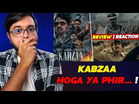 Kabzaa Trailer Review &amp; Reaction In Hindi | Upendra | Kichcha Sudeepa