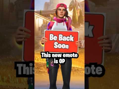 this new emote is OP