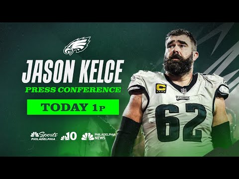 Jason Kelce Eagles press conference | Today at 1pm
