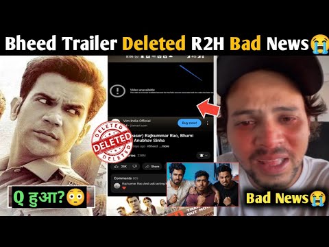 Round2hell Bad News, zayn saifi, Nazim, wasim | Bheed Movie Trailer Deleted Q हुआ?Rajkumar Rao Movie