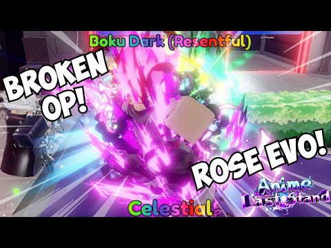 Getting the New OP GOKU BLACK ROSE in Anime Last Stand (+GLITCHED SHOWCASE)