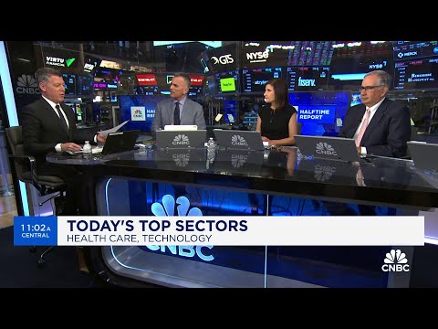 Tech, health care hit record highs