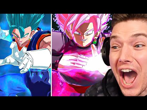 NEW Transforming LF Vegito Blue &amp; Rose Goku Black REACTION on Dragon Ball Legends Festival 2024!