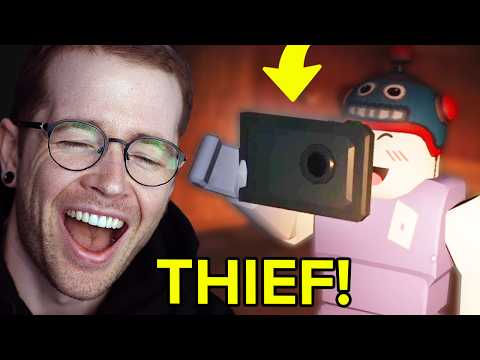 I STOLE My Friend&#039;s Tablet in Roblox Doors