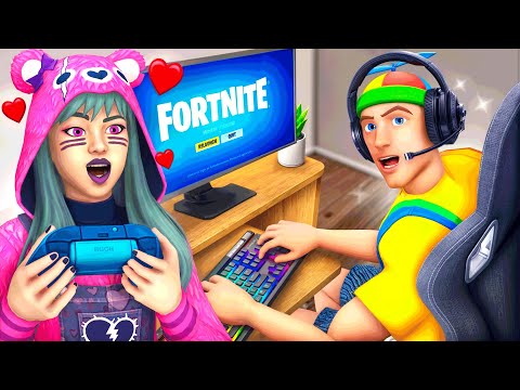 My Crazy Fan Girl CONTROLS My Fortnite Game...