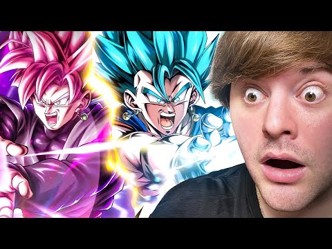 (Dragon Ball Legends) LIVE REACTION TO LF TRANSFORMING VEGITO BLUE AND SSJ ROSE GOKU BLACK REVEAL!