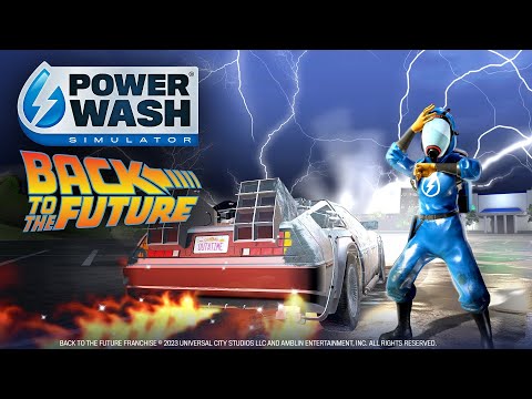PowerWash Simulator Back to the Future Special Pack Announcement