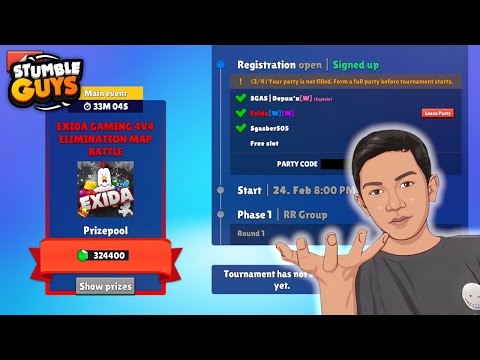 TURNAMEN EXIDA GAMING 4v4 ELIMINATION BATTLE #500k