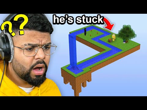 I Put my Friend in an Optical Illusion on Minecraft...