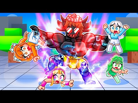 Trolling MY CRAZY FAN GIRLS With ADMIN CHARACTERS In Roblox Strongest Battlegrounds!