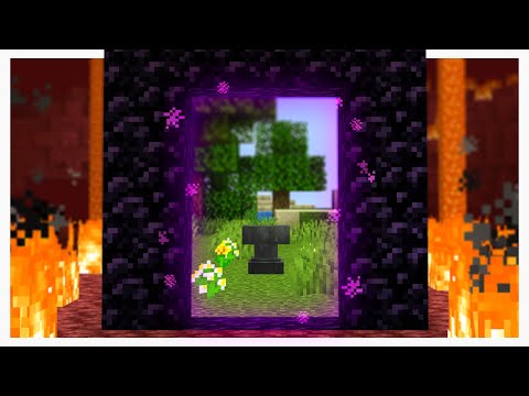 We went to the Nether in Minecraft...