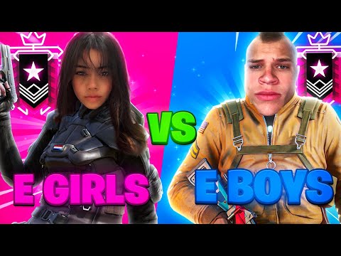 Can 5 Champion E GIRLS beat 5 Champion E BOYS? (Rainbow Six Siege)