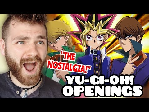 First Time Reacting to &quot;Yu-Gi-Oh! Openings (1-17)&quot; | ANIME REACTION