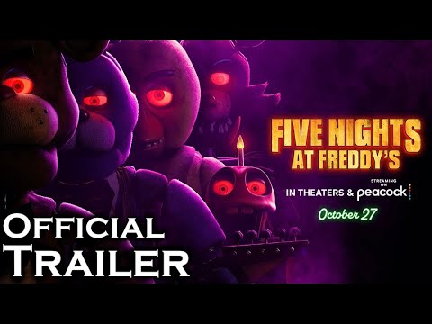 REACTING TO OFFICIAL FNAF MOVIE TRAILER AHHH