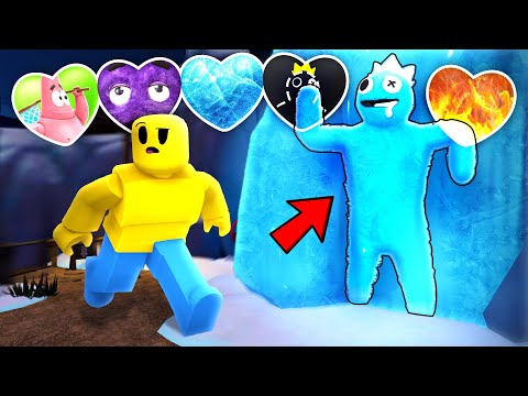 Rainbow Friends Hide and Seek But With Custom Hearts!