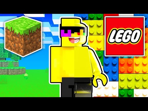 Minecraft BUT Everything Is LEGO!