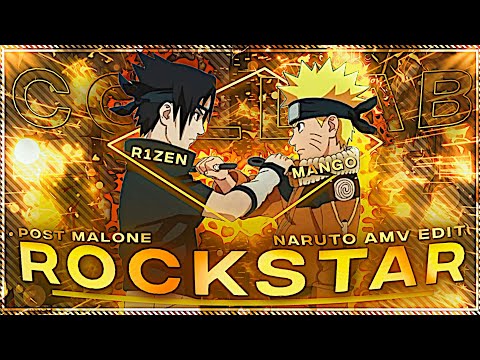 Naruto Vs Sasuke | Mango x R1zen | Rockstar「AMV/Edit」| Naruto AMV Edit | Alight Motion *Preset?*📱