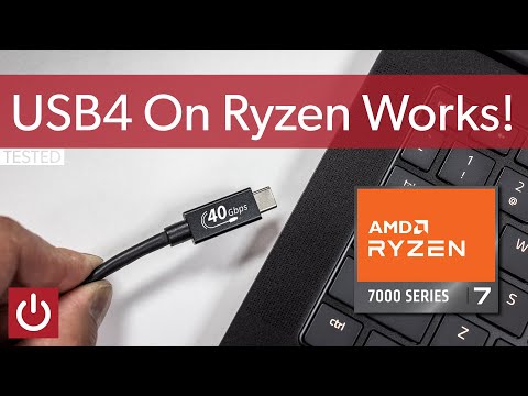 USB4 Finally Works Out Of The Box On Ryzen Laptops