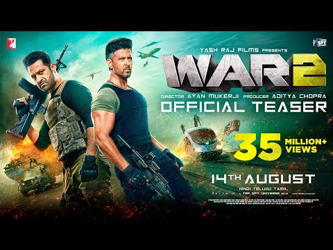 WAR 2 | Official Teaser | Hrithik Roshan | NTR | Kiara Advani | Ayan Mukerji | YRF Spy Universe