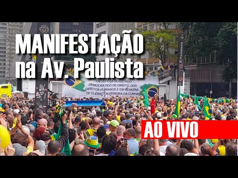 🔴 AO VIVO! Manifestação a favor de BOLSONARO na Av. Paulista | 25/02