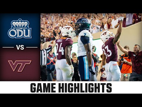 Old Dominion vs. Virginia Tech Game Highlights | 2023 ACC Football