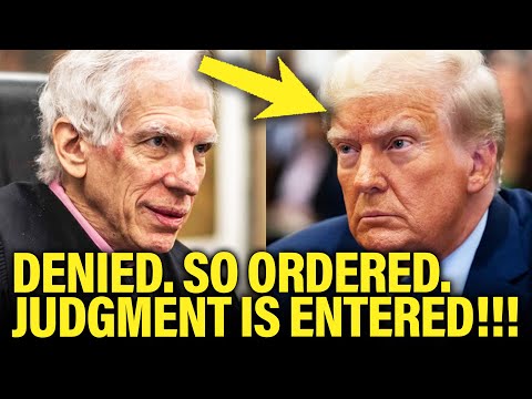 NY Judge Quickly DROPS THE HAMMER on Trump
