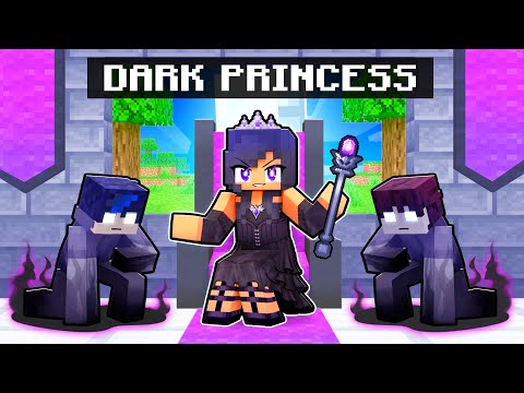 Playing as the DARK PRINCESS in Minecraft!