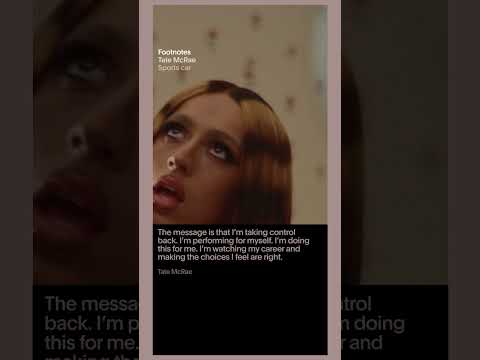@TateMcRae - The Making of &#039;Sports car&#039; | Vevo Footnotes