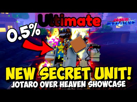 NEW OP 0.5% ULTIMATE Unit Jotaro OH is BUSTED OP! | Anime Last Stand