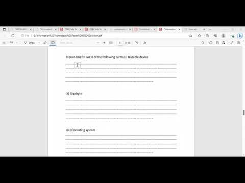 CXC INFORMATION TECHNOLOGY PAPER 2