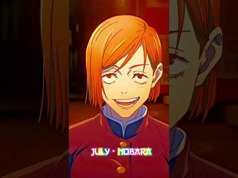 Your Month Your Jjk Character PT.2 #anime #animeedits #amv #jujutsukaisen