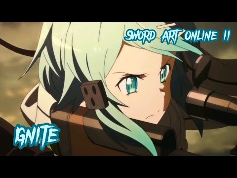 [Lyrics AMV] Sword Art Online ll OP 1|Full『IGNITE - Eir Aoi』