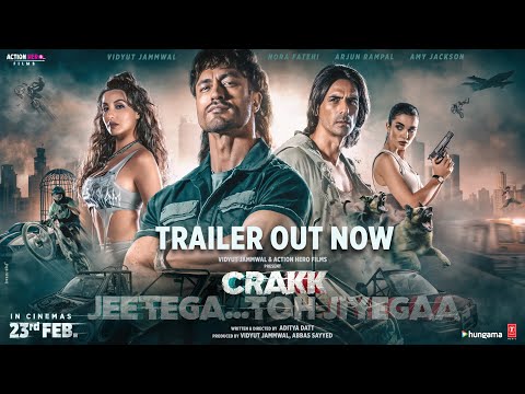 Crakk - Jeetegaa Toh Jiyegaa | Official Trailer | Vidyut Jammwal Arjun R Nora F | Aditya D | Amy J