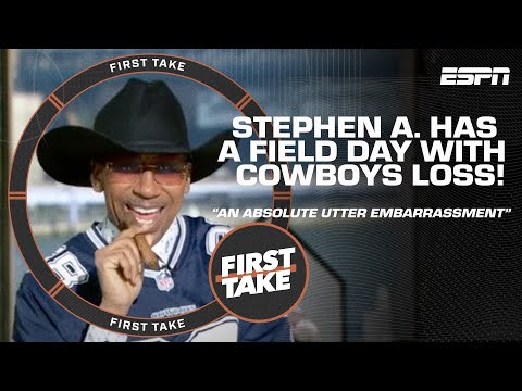 IT WAS PURE DOMINATION, AN ABSOLUTE UTTER EMBARRASSMENT - Stephen A. BASHES Cowboys 🍿 | First Take