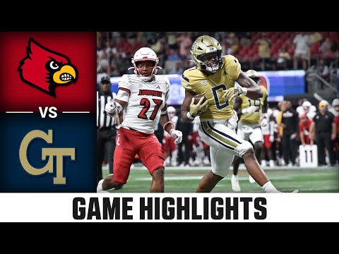 Louisville vs. Georgia Tech Game Highlights | 2023 ACC Football