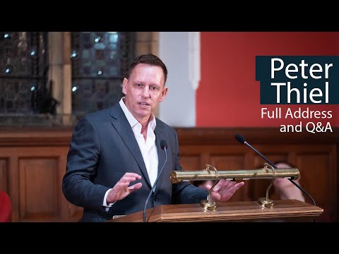 Peter Thiel on &#039;Anti-Anti-Anti-Anti Classical Liberalism&#039; | Oxford Union