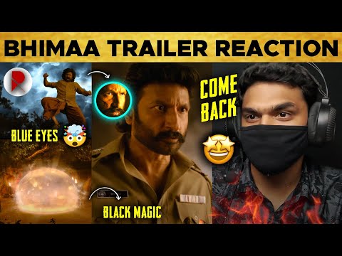 Bhimaa Trailer : Reaction : Review : Gopi Chand : Telugu Movies : RatpacCheck : Bhimaa Movie